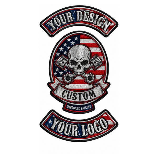Custom Motorcycle Club Embroidered Patches