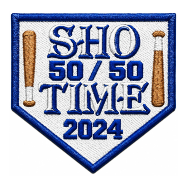 MLB Sho Time 50/50 2024 Embroidered Patch