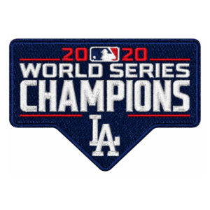 2020 Los Angeles Dodgers World Series Champions Embroidered Patch