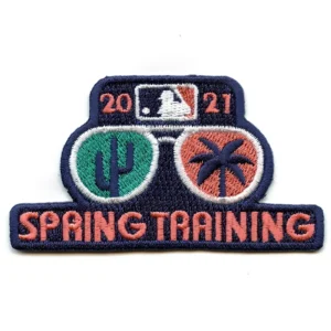 2021 MLB Spring Training Glasses Jersey Embroidered Patch