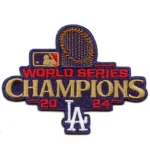 2024 MLB World Series Champions Los Angeles Dodgers Gold Ceremony Jersey Patch