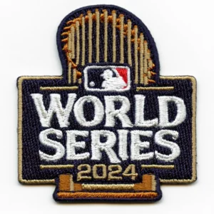 2024 MLB World Series Hat Jersey Patch Embroidered New York Yankees Los Angeles Dodgers