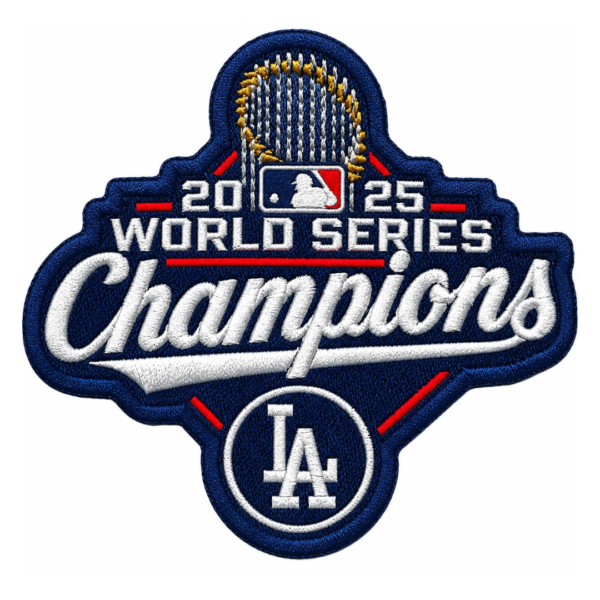 2025 Los Angeles Dodgers World Series Champions Embroidered Patch