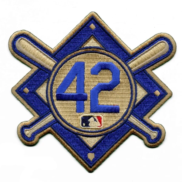 Jackie Robinson Day 42 MLB Jersey Sleeve Embroidered Patch