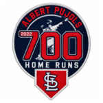 Albert Pujols 700 Home Runs Embroidered Patch