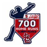Albert Pujols 700 Home Runs Embroidered Patch