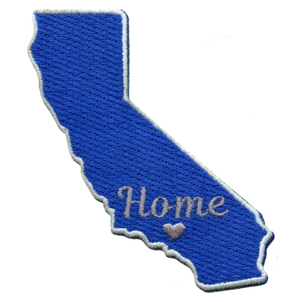 California Home State Los Angeles Baseball Parody Embroidered Iron On Patch