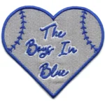 The Boys In Blue Patch Los Angeles Baseball Sports Fan Embroidered Iron On