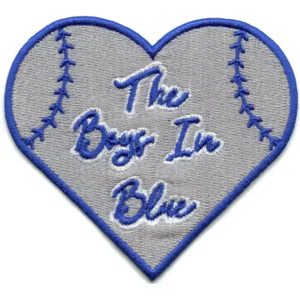 The Boys In Blue Patch Los Angeles Baseball Sports Fan Embroidered Iron On