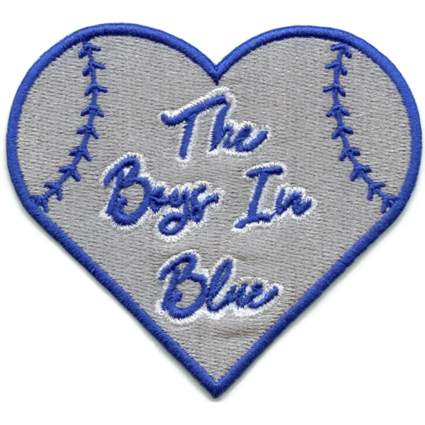 The Boys In Blue Patch Los Angeles Baseball Sports Fan Embroidered Iron On