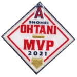 MVP 2021 Shohei Ohtani Fan Patch Los Angeles Angels Embroidered Iron on