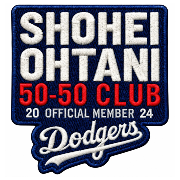 Shohei Ohtani 50/50 Club Dodgers Patch
