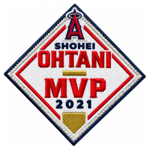 Shohei Ohtani 2021 MVP Embroidered Patch