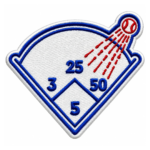 Dodgers Baseball Diamond Field Embroidered Patch