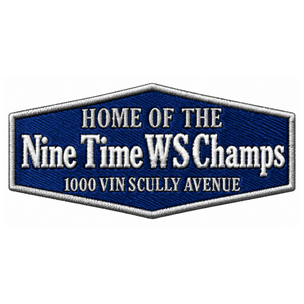 Nine Time World Series Champions Embroidered Patch