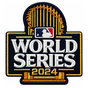 MLB World Series 2024 Championship Embroidered Patch