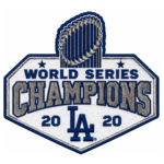 Los Angeles Dodgers 2020 World Series Champions Embroidered Patch