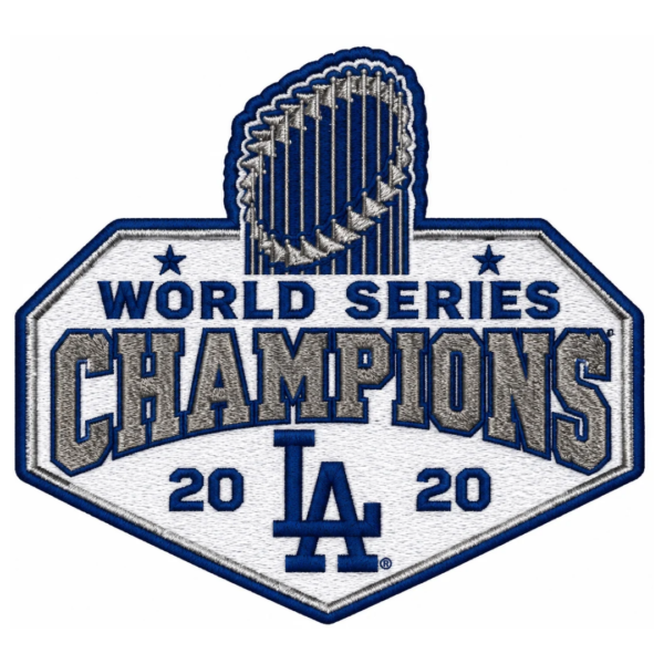 Los Angeles Dodgers 2020 World Series Champions Embroidered Patch