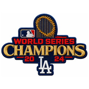 Los Angeles Dodgers 2024 World Series Champions Embroidered Patch