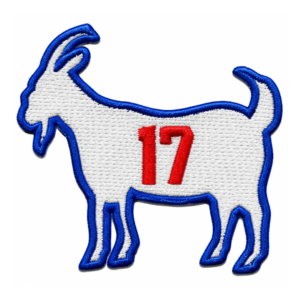 GOAT 17 Embroidered Patch