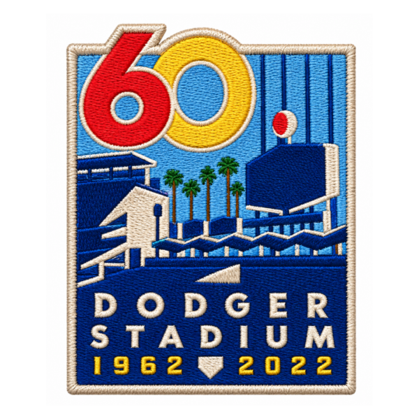 Dodger Stadium 60 Anniversary Patch
