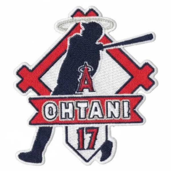 Shohei Ohtani Angels 17 Longball Embroidered Patch