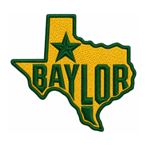 Baylor Bears Texas State Embroidered Patch