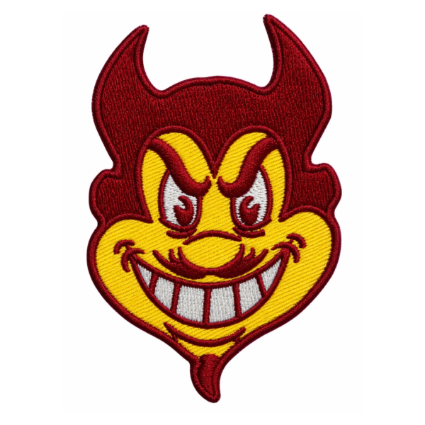 Arizona State Sun Devils Mascot Head Embroidered Patch