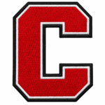 Red Letter C Embroidered Patch