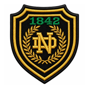 Notre Dame 1842 Embroidered Patch