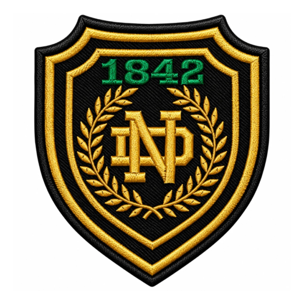 Notre Dame 1842 Embroidered Patch