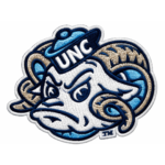 UNC Tar Heels Rameses Mascot Embroidered Patch