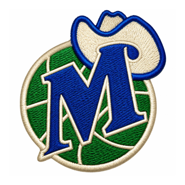 Dallas Mavericks Vintage Embroidered Patch