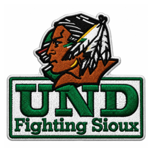 UND Fighting Sioux Vintage Mascot Embroidered Patch