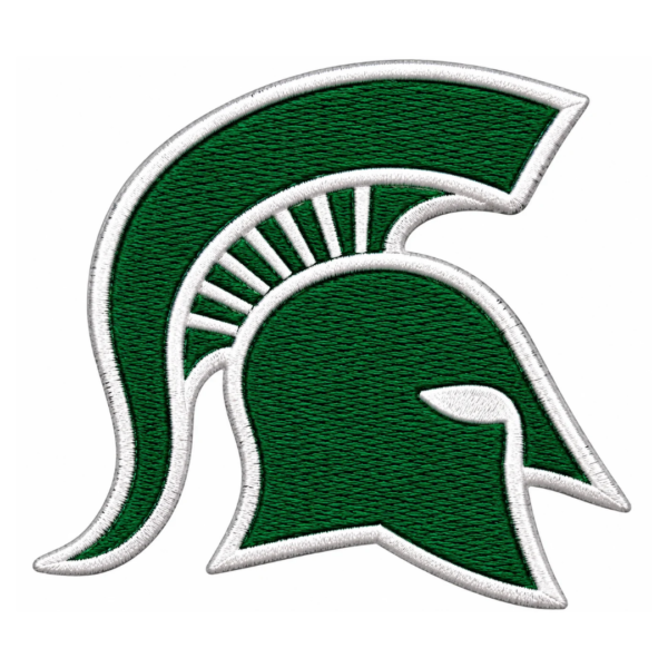 Michigan State Spartans Helmet Embroidered Patch