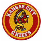 Kansas City Chiefs Vintage Mascot Embroidered Patch