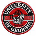 University of Georgia Bulldogs EST 1785 Embroidered Patch