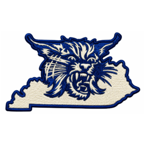 Kentucky Wildcats State Shape Embroidered Patch