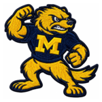 Michigan Wolverines Mascot Embroidered Patch