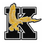 Kent State Golden Flashes Eagle K Embroidered Patch