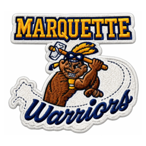 Marquette Warriors Vintage Mascot Embroidered Patch