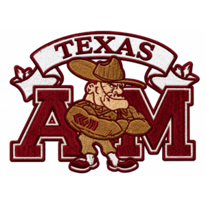 Texas A&M Aggies Vintage Mascot Embroidered Patch