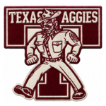 Texas A&M Aggies Vintage Cowboy Embroidered Patch