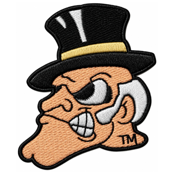 Wake Forest Demon Deacons Vintage Mascot Embroidered Patch