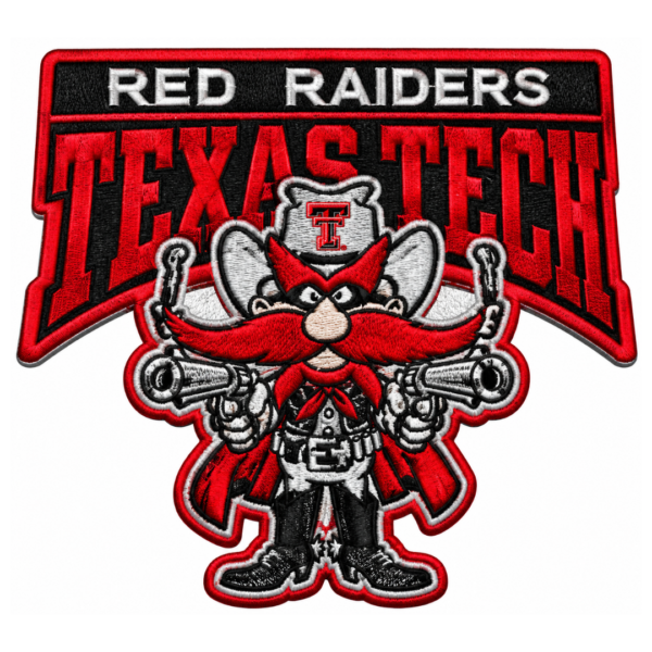 Texas Tech Red Raiders Mascot Embroidered Patch