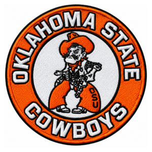 Oklahoma State Cowboys Vintage Pistol Pete Embroidered Patch