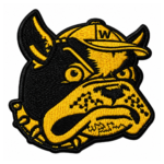Wofford Terriers Vintage Bulldog Mascot Embroidered Patch