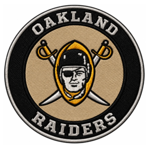 Oakland Raiders Vintage Logo Embroidered Patch