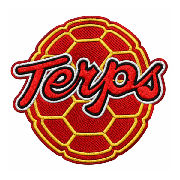 Maryland Terrapins Terps Soccer Embroidered Patch