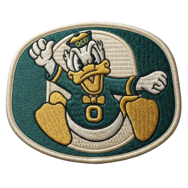 Oregon Ducks Vintage Donald Duck Mascot Embroidered Patch